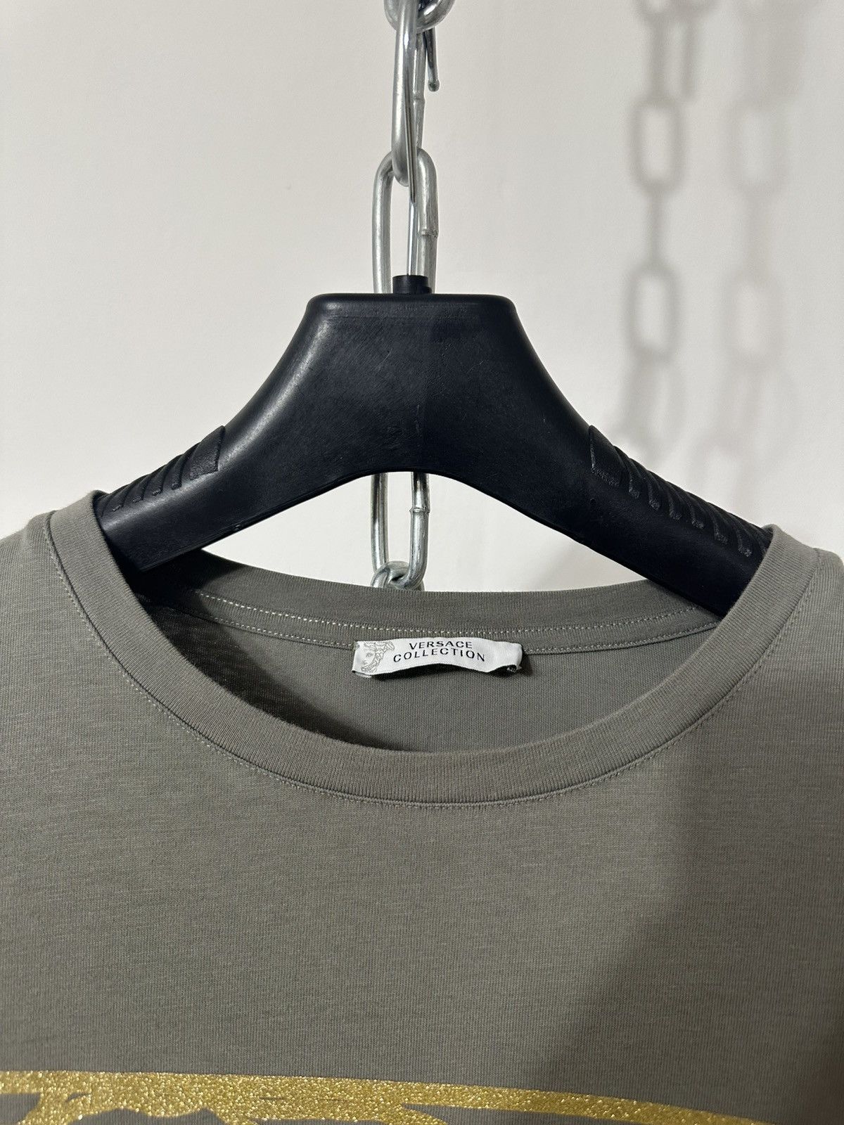 Versace Versace Half Medusa Head Print T-Shirt in Grey Cotton Size US XXL / EU 58 / 5 - 7 Thumbnail