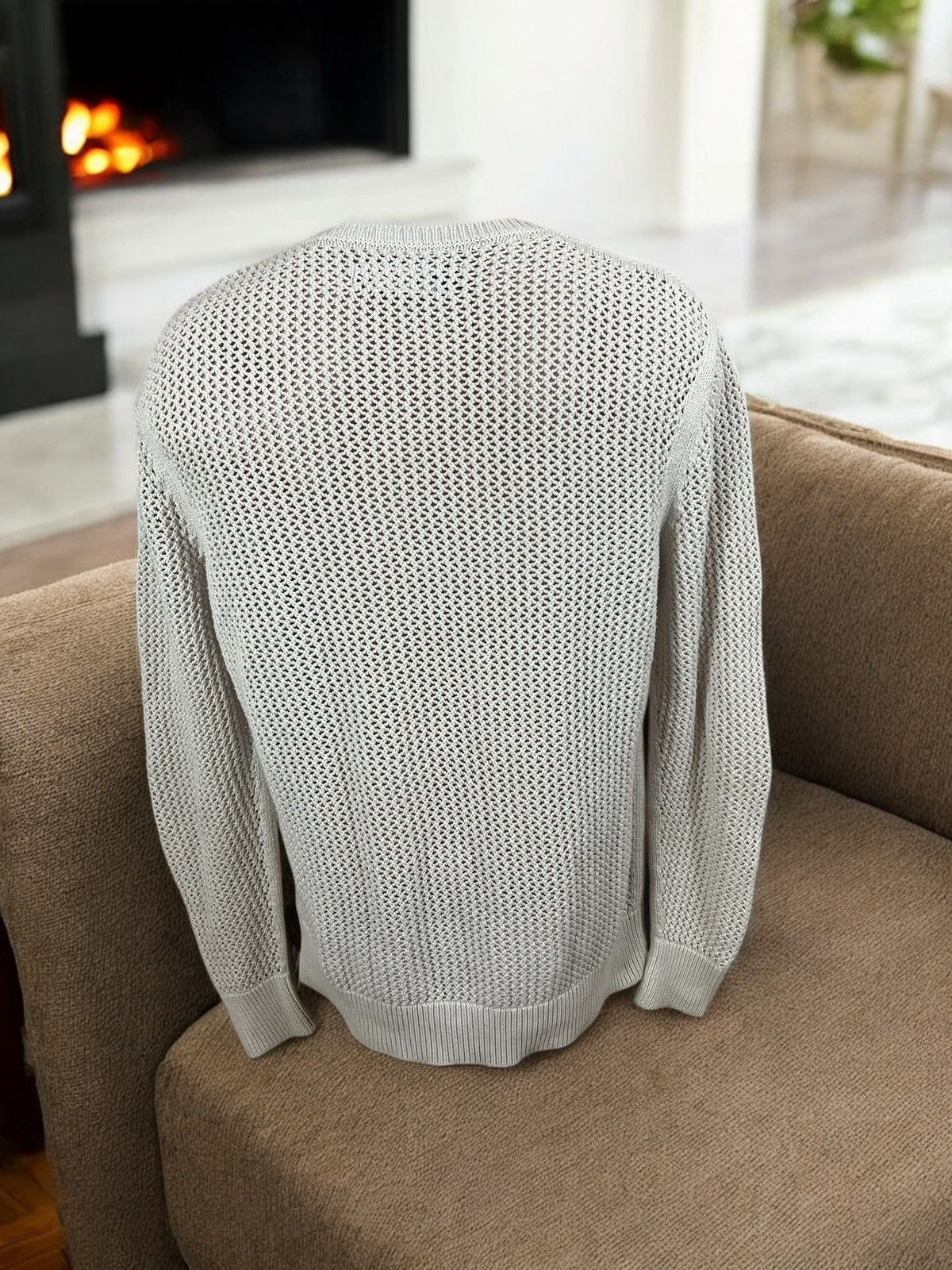 Allsaints Allsaint Destinn Crew beige sweater size L Size US L / EU 52-54 / 3 - 3 Thumbnail