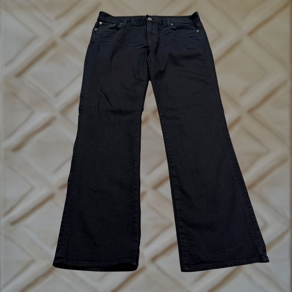 Lucky Brand Lucky Brand Sundown Bootcut Denim Jeans Women 32x31 Black Mid Rise Cotton Casual Jeans Womens Black 90s City Streetwear Boots? Size 24" / US 00 / IT 34 - 1 Thumbnail