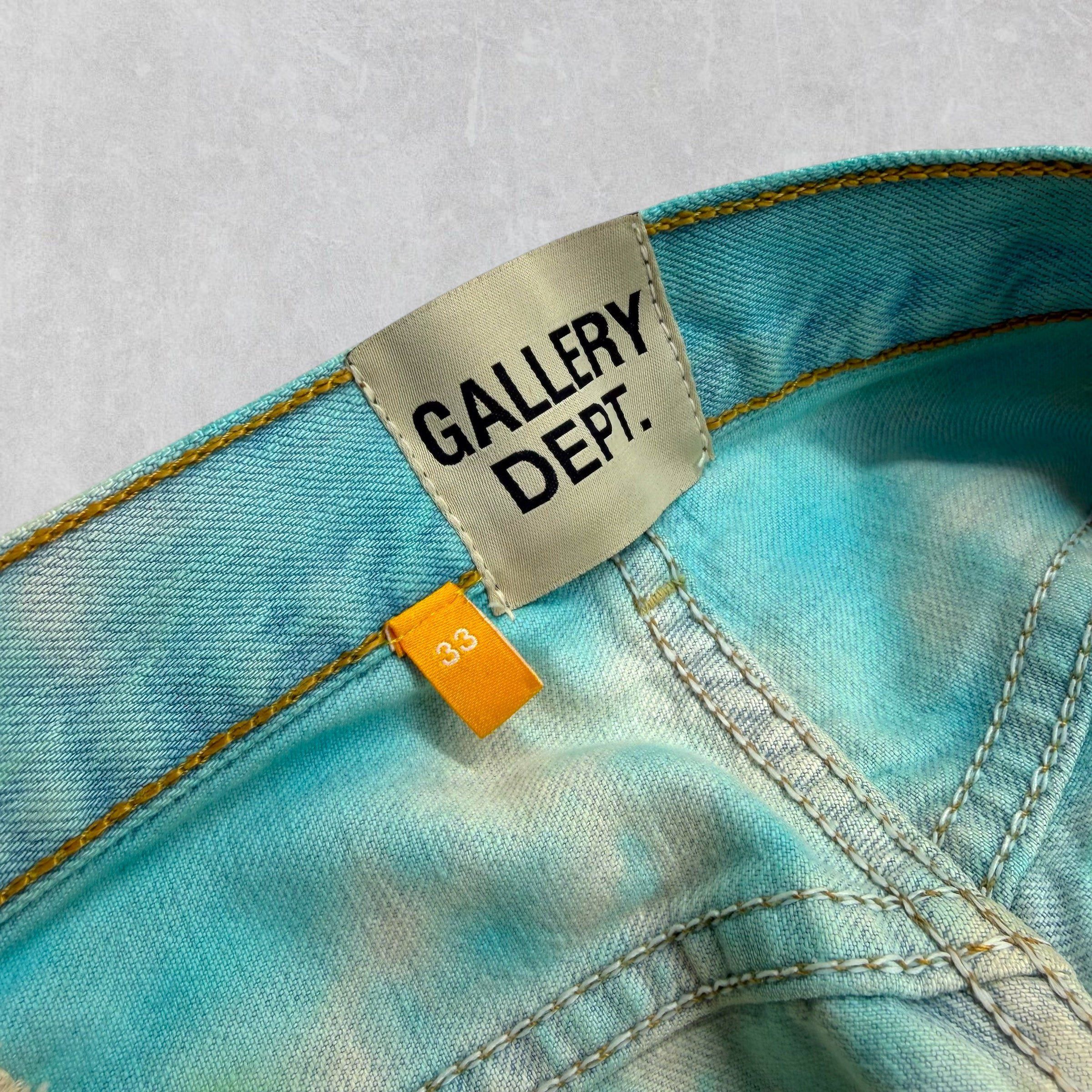 Gallery Dept. Gallery Dept. La Flare Tie Dye Jeans 33 Size US 33 - 7 Thumbnail