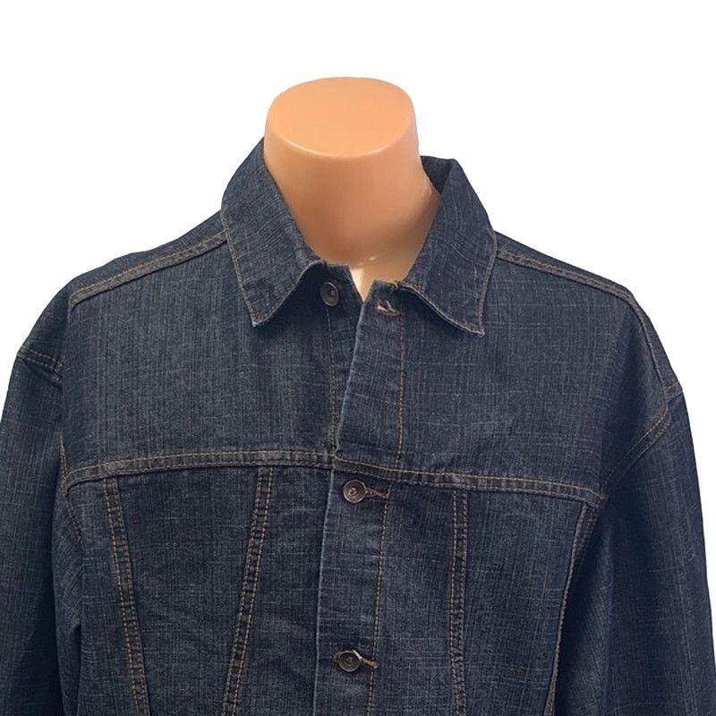 Rocawear Rocawear Mens XL PolyCotton Button Up Denim Blue Jean Jacket Size US XL / EU 56 / 4 - 2 Thumbnail