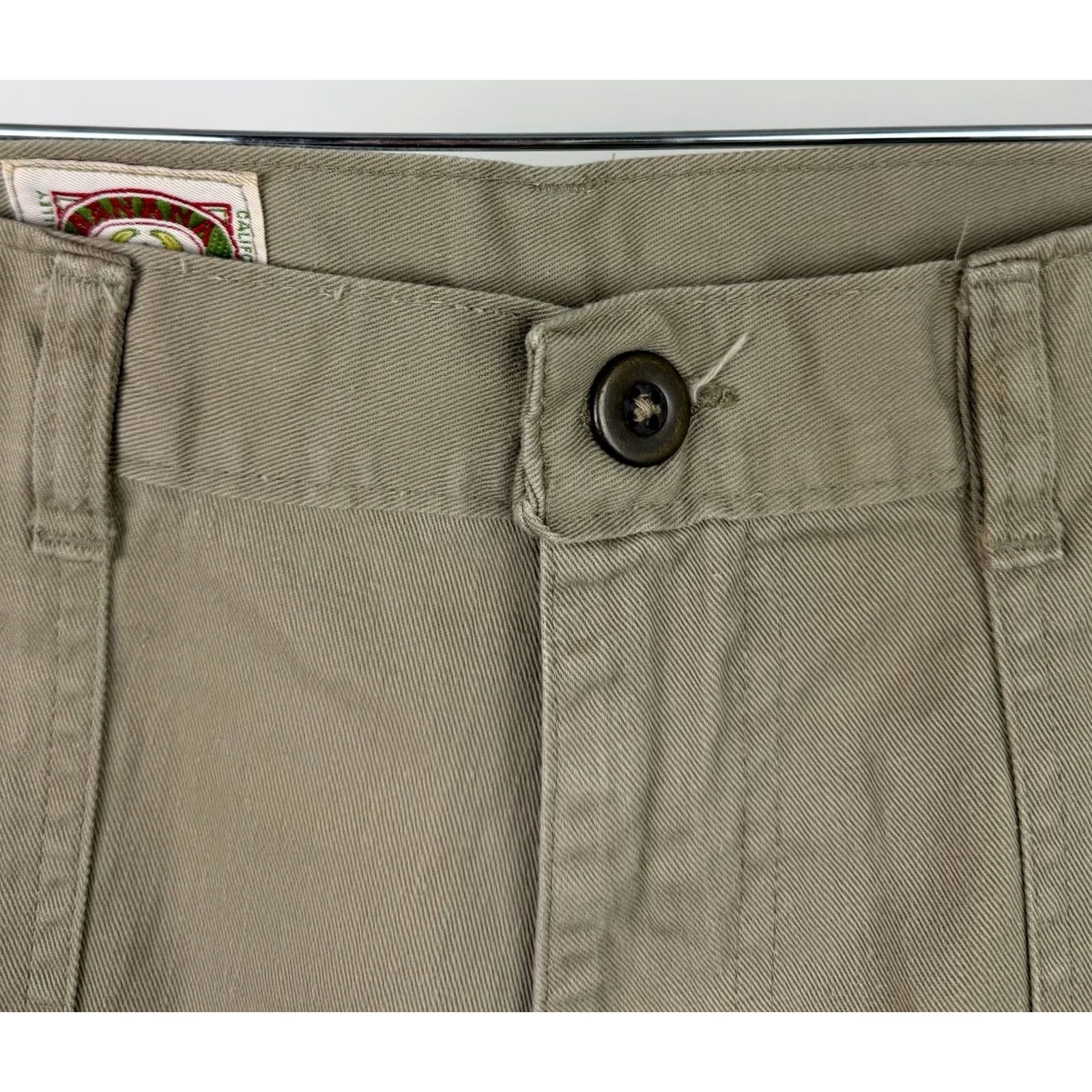 Banana Republic VINTAGE Banana Republic Chino Pants Womens 24x36 ACTUAL Safari Fatigues Army Size 42" / US 20 - 5 Thumbnail