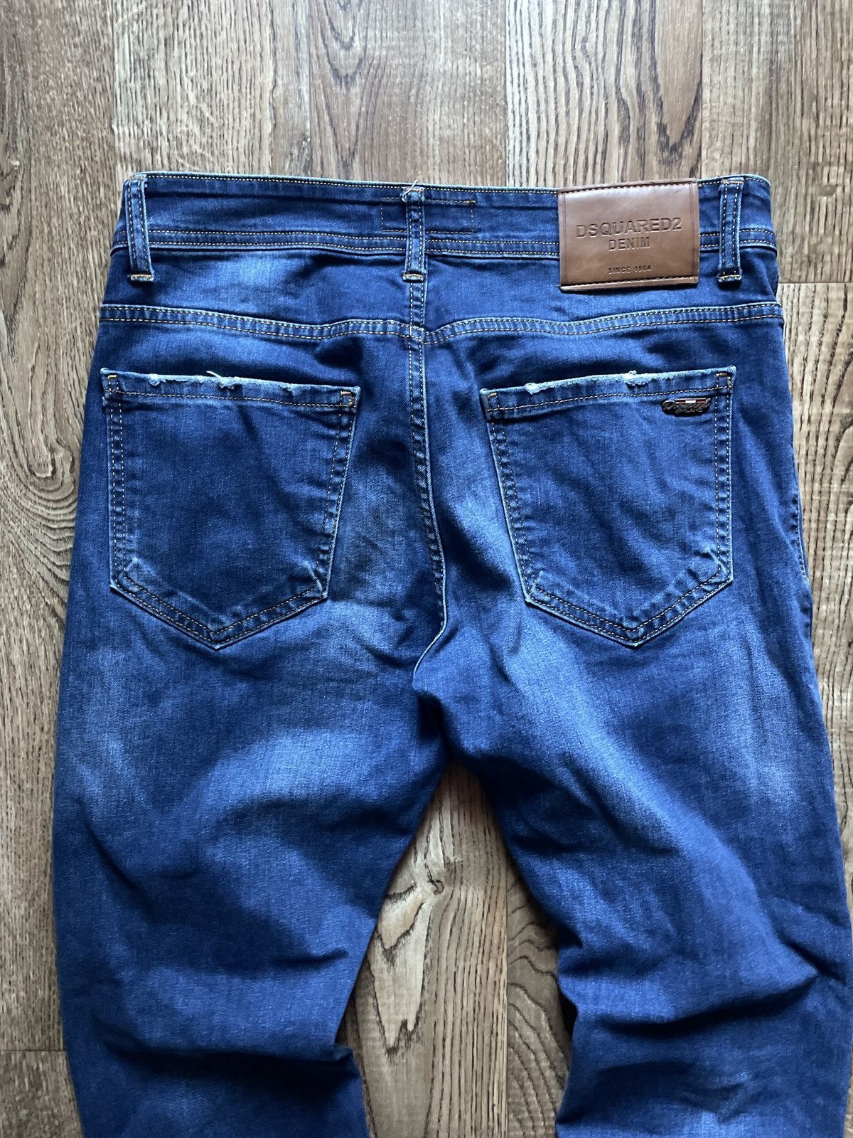 Dsquared2 Dsquared Jeans Italian Designer Navy Denim Rare Vintage Y2K Size US 32 / EU 48 - 10 Thumbnail