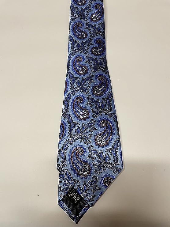 Ermenegildo Zegna Ermenegildo Zegna Blue Paisley Silk Tie Size ONE SIZE - 6 Thumbnail
