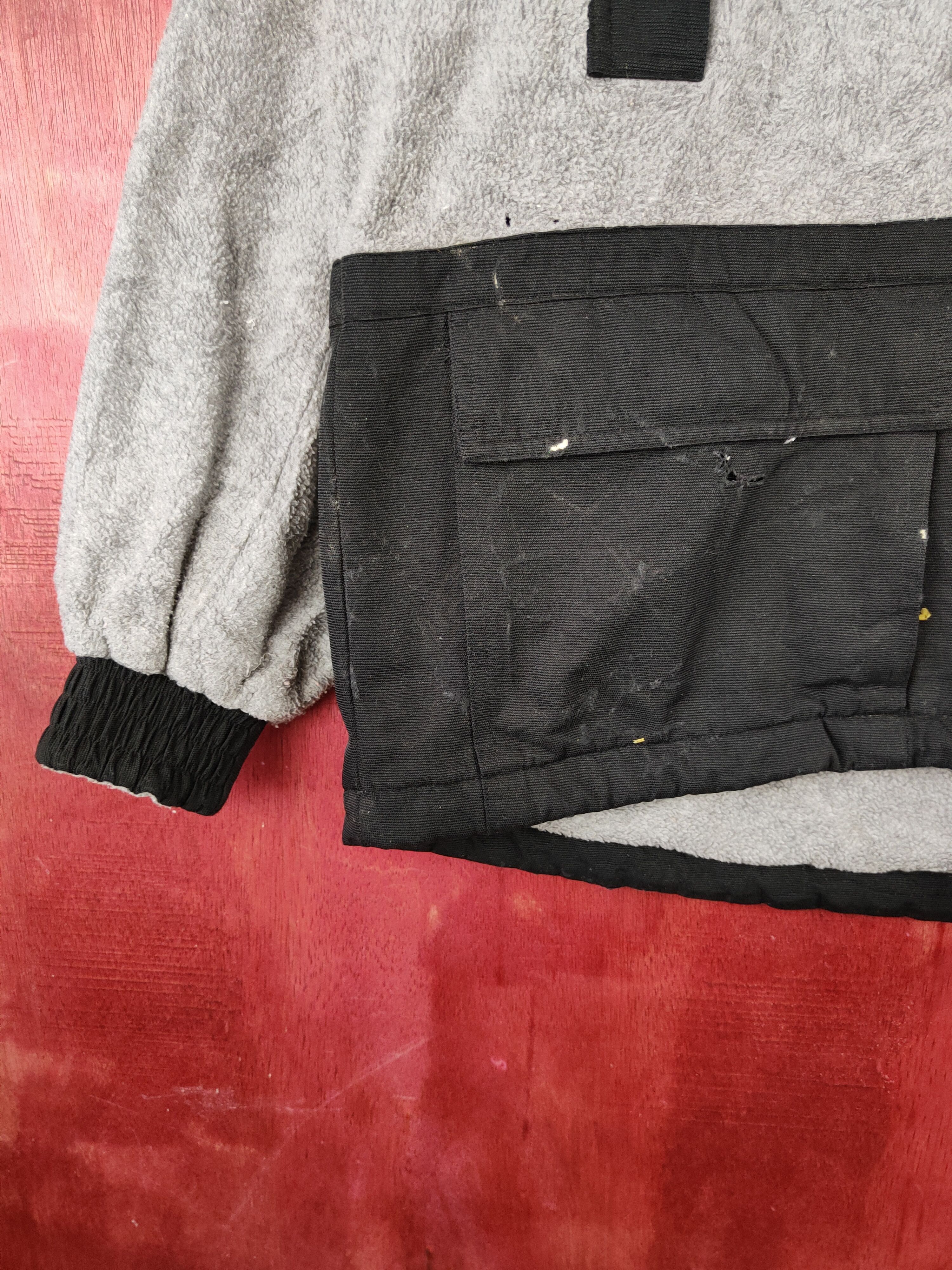 Japanese Brand Woolnich Black Gray Fur Mohair Hoodie Sweaters #S1857 Size US XL / EU 56 / 4 - 5 Thumbnail
