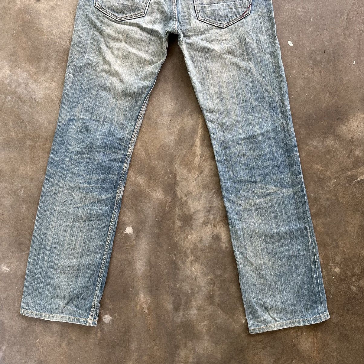 Japanese Brand W32 Vintage Banana Republic Redline Faded Denim Jean Pant Size US 32 / EU 48 - 13 Thumbnail