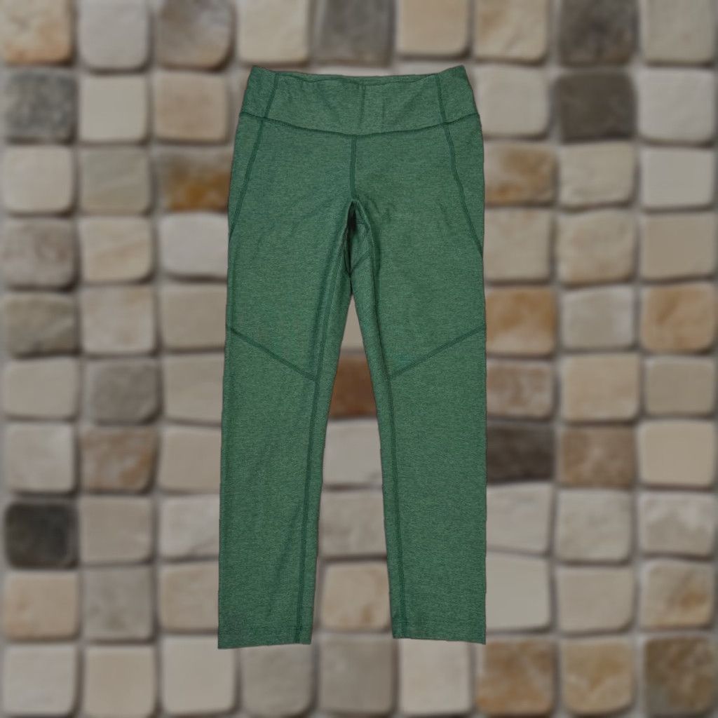 Outdoor Voices Outdoor Voices Leggings Womens Medium Green Cropped Stretch Mid Rise Training Size 32" / US 10 / IT 46 - 1 Thumbnail