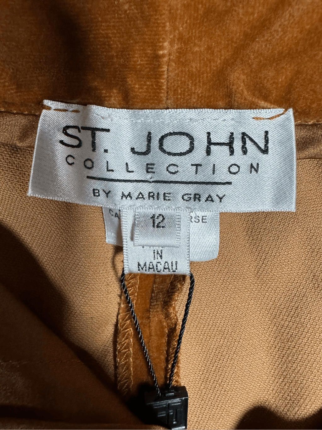 Andrew St. John St. John Collection Vintage Women's Size 12 Caramel Pants Size 34" / US 12 / IT 48 - 5 Thumbnail