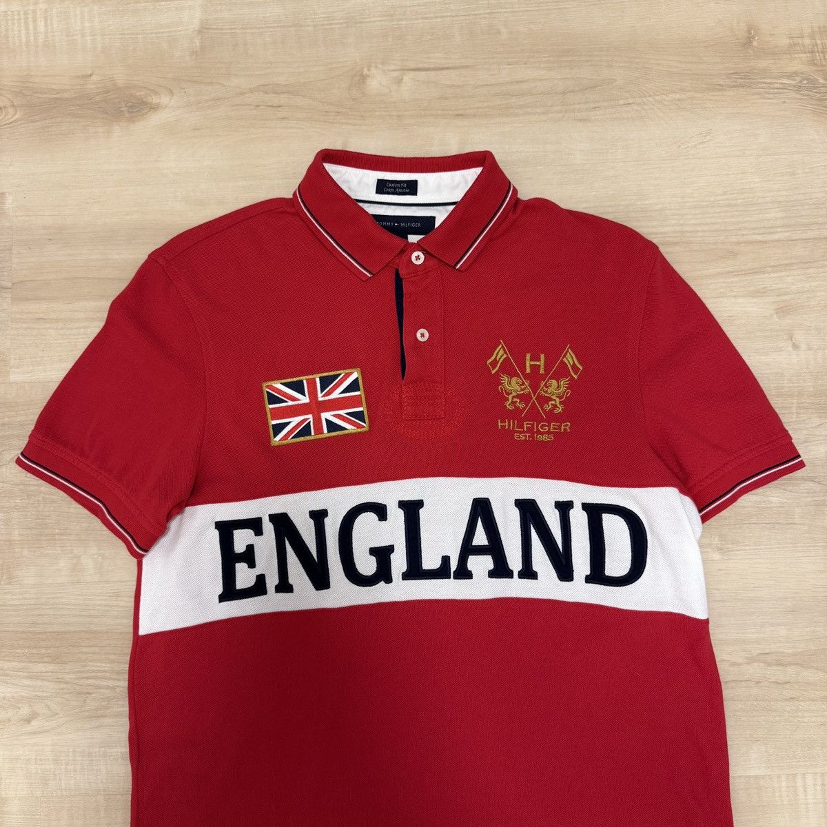 Tommy Hilfiger Tommy Hilfiger – Rare Collector’s England Rugby Polo – M Size US M / EU 48-50 / 2 - 2 Thumbnail