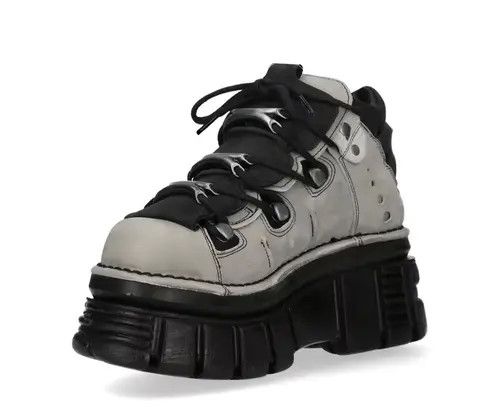 Designer Gothic Punk Platform Metal Ankle Women’s Boots Size US 9 / IT 39 - 2 Thumbnail
