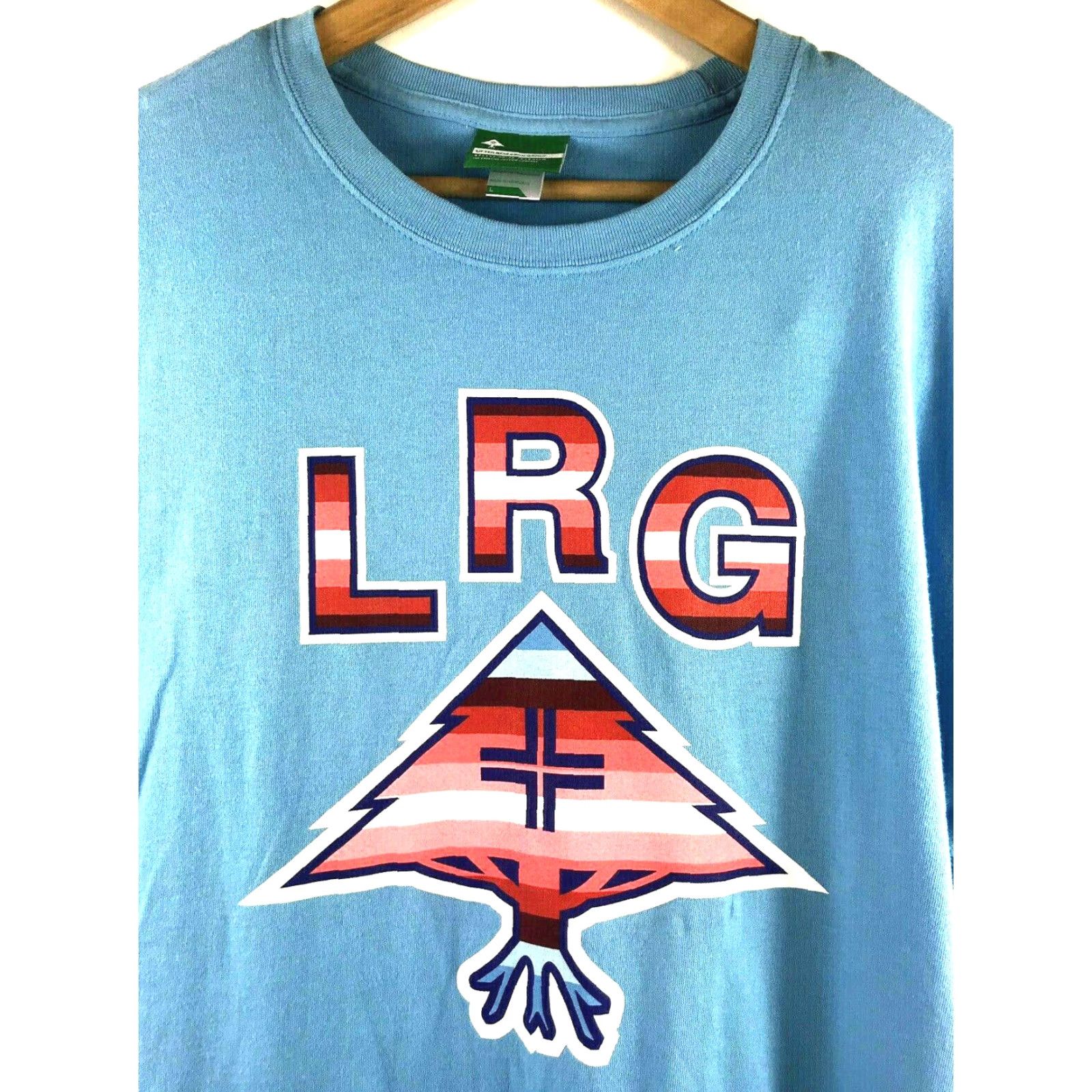 Vintage LRG Lifted Research Group T-Shirt Mens Sz Medium Graphic Blue 100% Cotton NEW Size US M / EU 48-50 / 2 - 3 Thumbnail