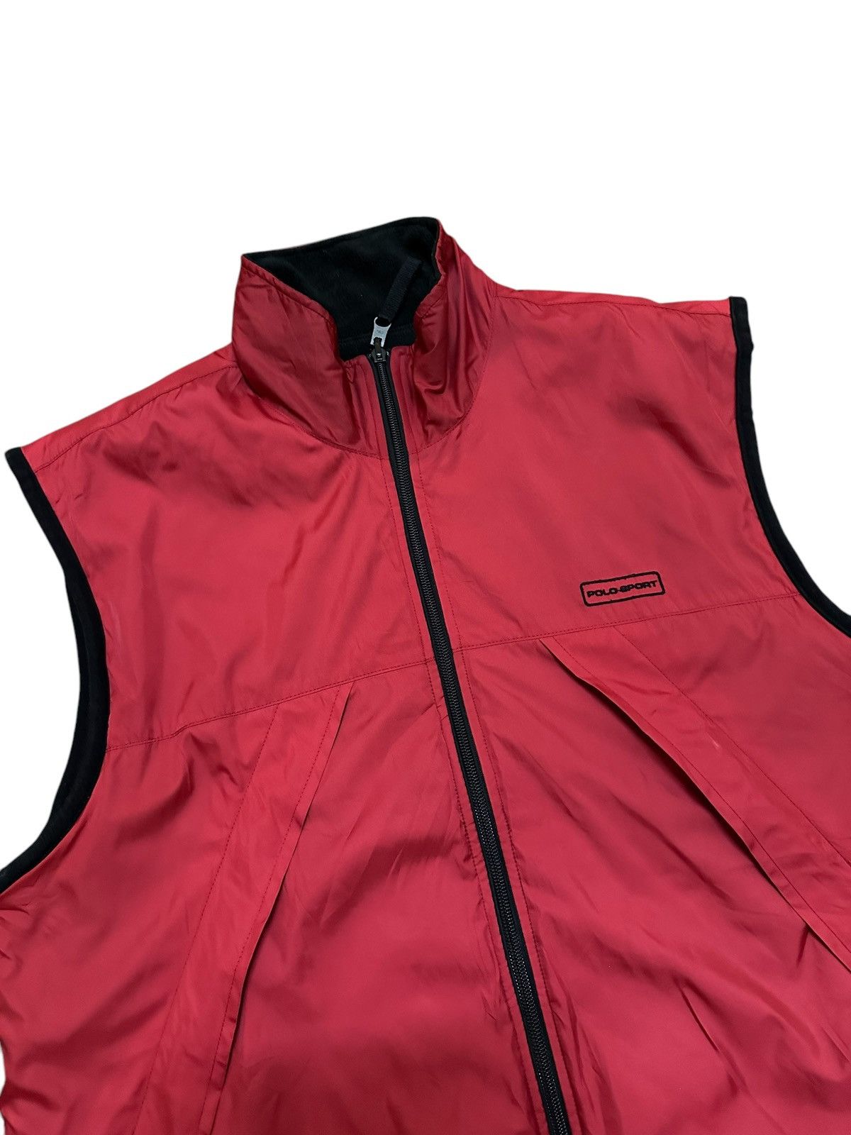 Polo Ralph Lauren × Vintage vintage 90s reversible polo sports vest Size US M / EU 48-50 / 2 - 3 Thumbnail