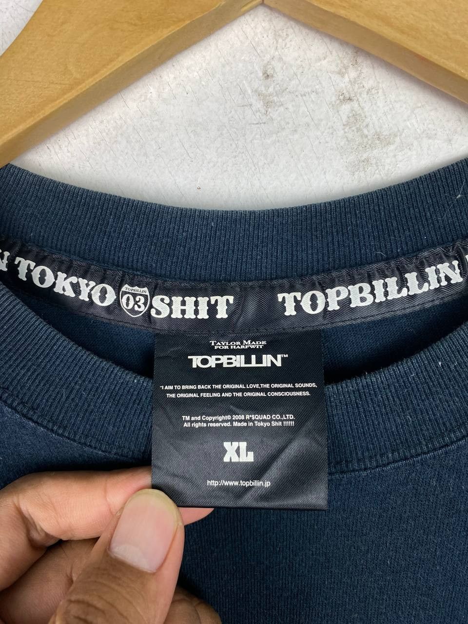 Japanese Brand topbillin tokyo shit japanese streetwear tee nice design Size US XL / EU 56 / 4 - 3 Thumbnail