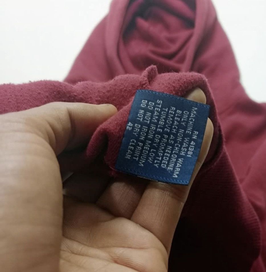 Polo Ralph Lauren Vintage Polo Ralph Lauren Big Logo Maroon Hoodie Size US M / EU 48-50 / 2 - 3 Thumbnail