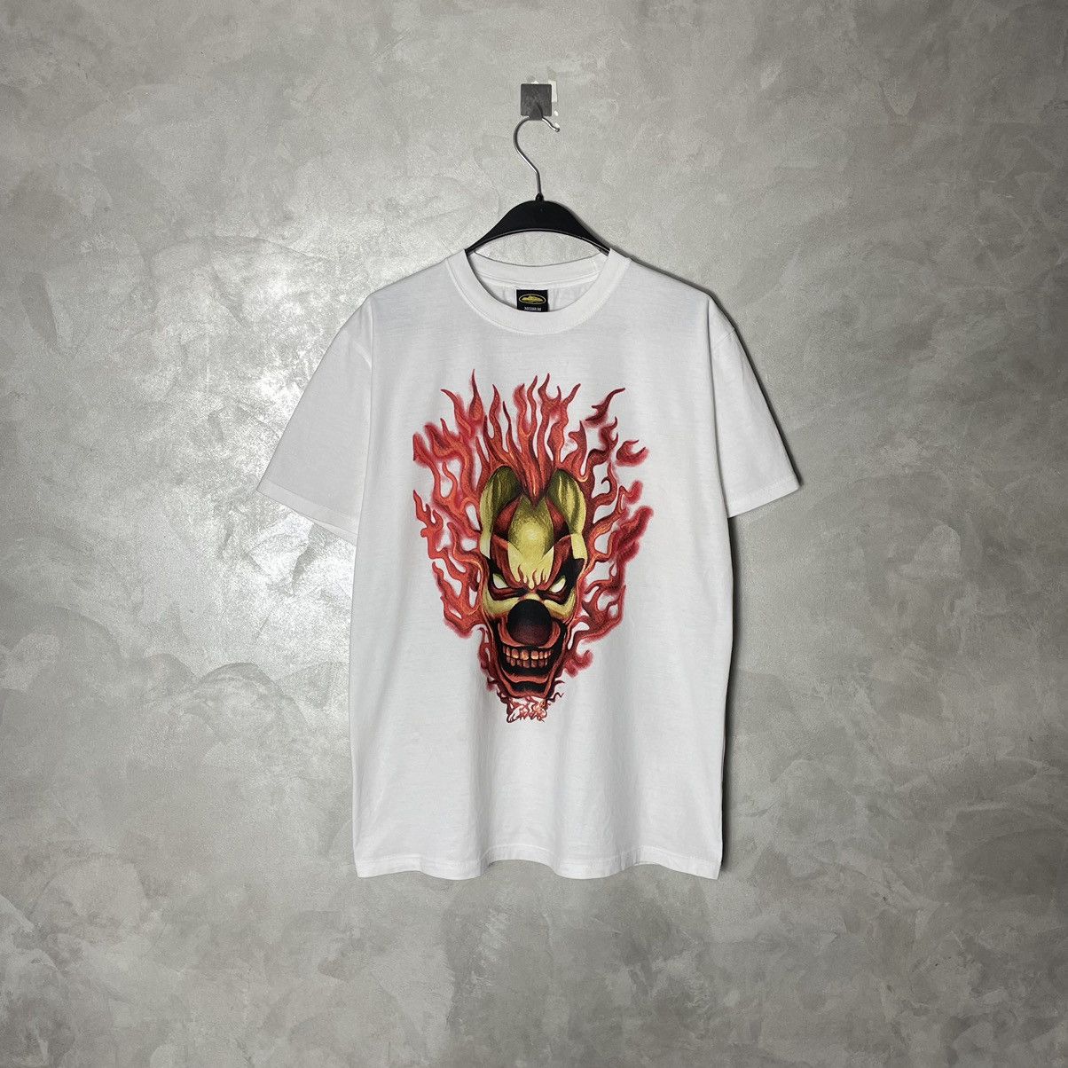 Corteiz Corteiz Fire Flame Clown Head T Shirt Size US M / EU 48-50 / 2 - 1 Thumbnail