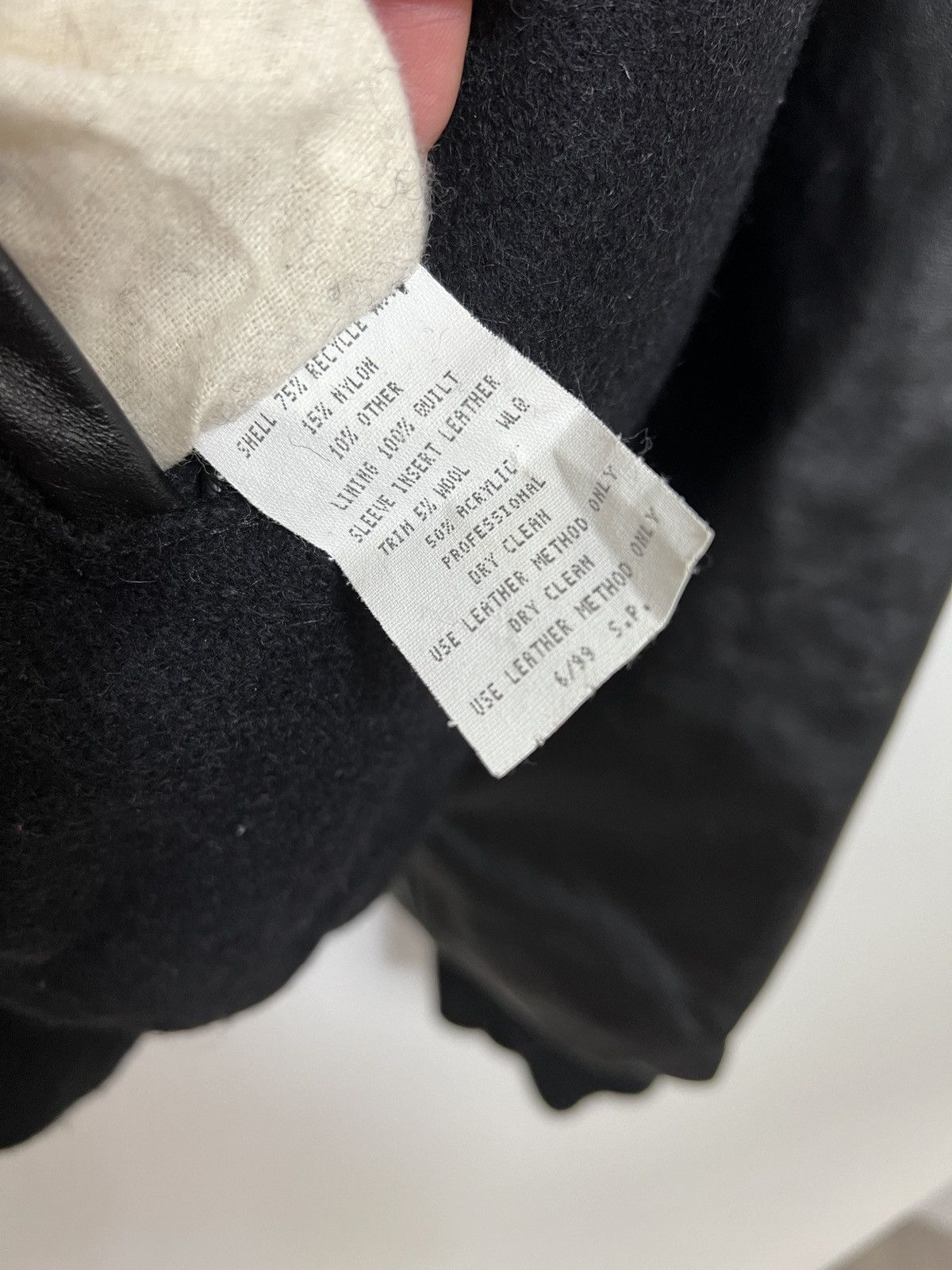 Holloway × Vintage Detroit Diesel Black Leather and Wool Varsity Jacket XXL Size US XXL / EU 58 / 5 - 3 Thumbnail