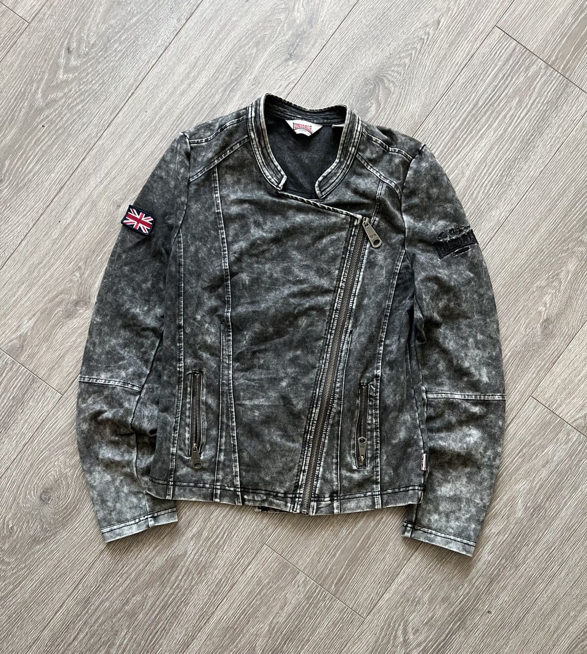 Lonsdale Vintage Lonsdale Moto Jacket Biker Cotton Size S / US 4 / IT 40 - 1 Thumbnail