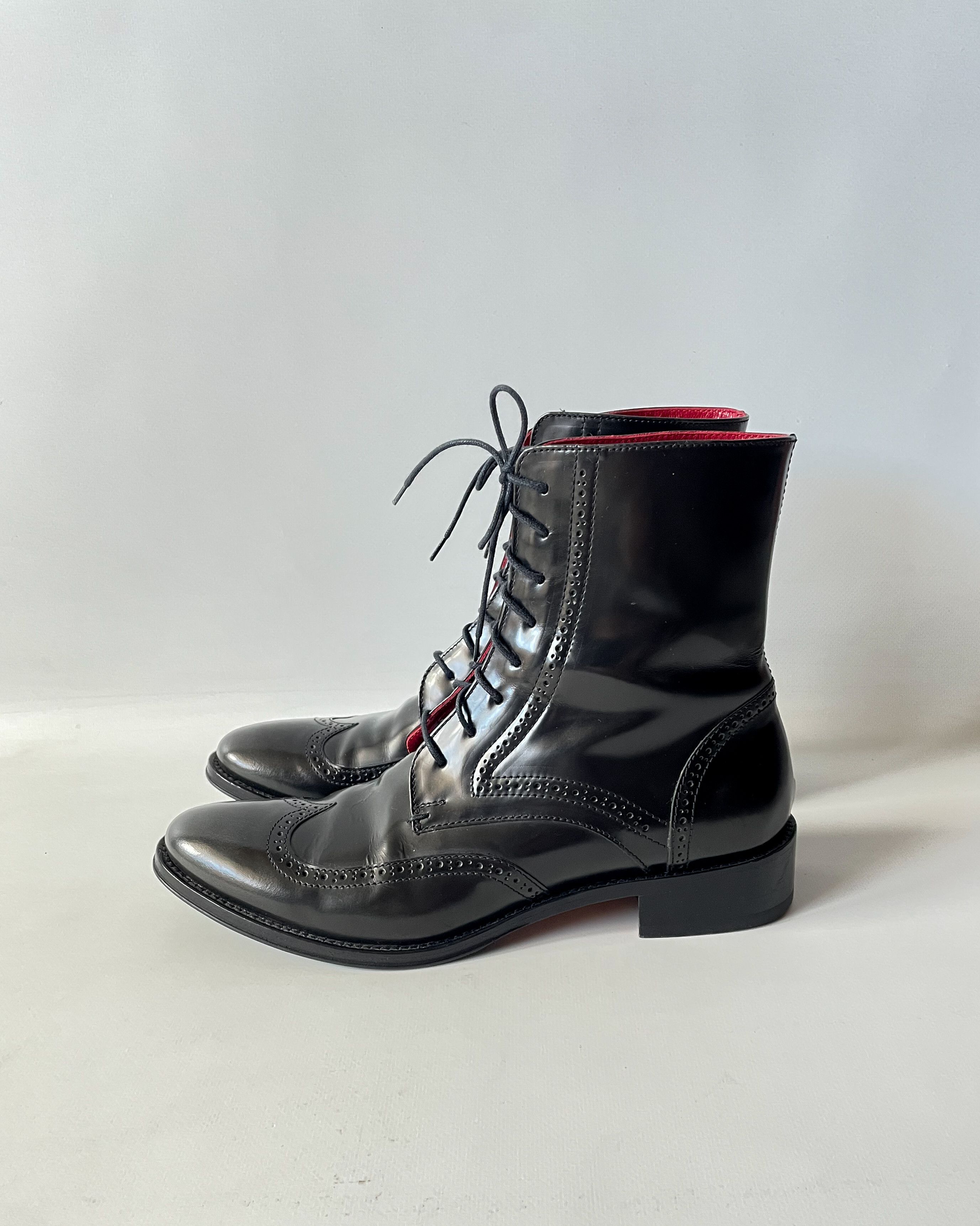 NAVYBOOT Navyboot Leather Ankle Boots Size US 9 / IT 39 - 4 Thumbnail
