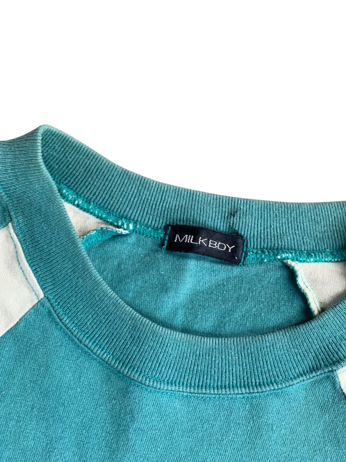 Japanese Brand 90s japanese" milk boy" y2k tee Size US L / EU 52-54 / 3 - 5 Thumbnail