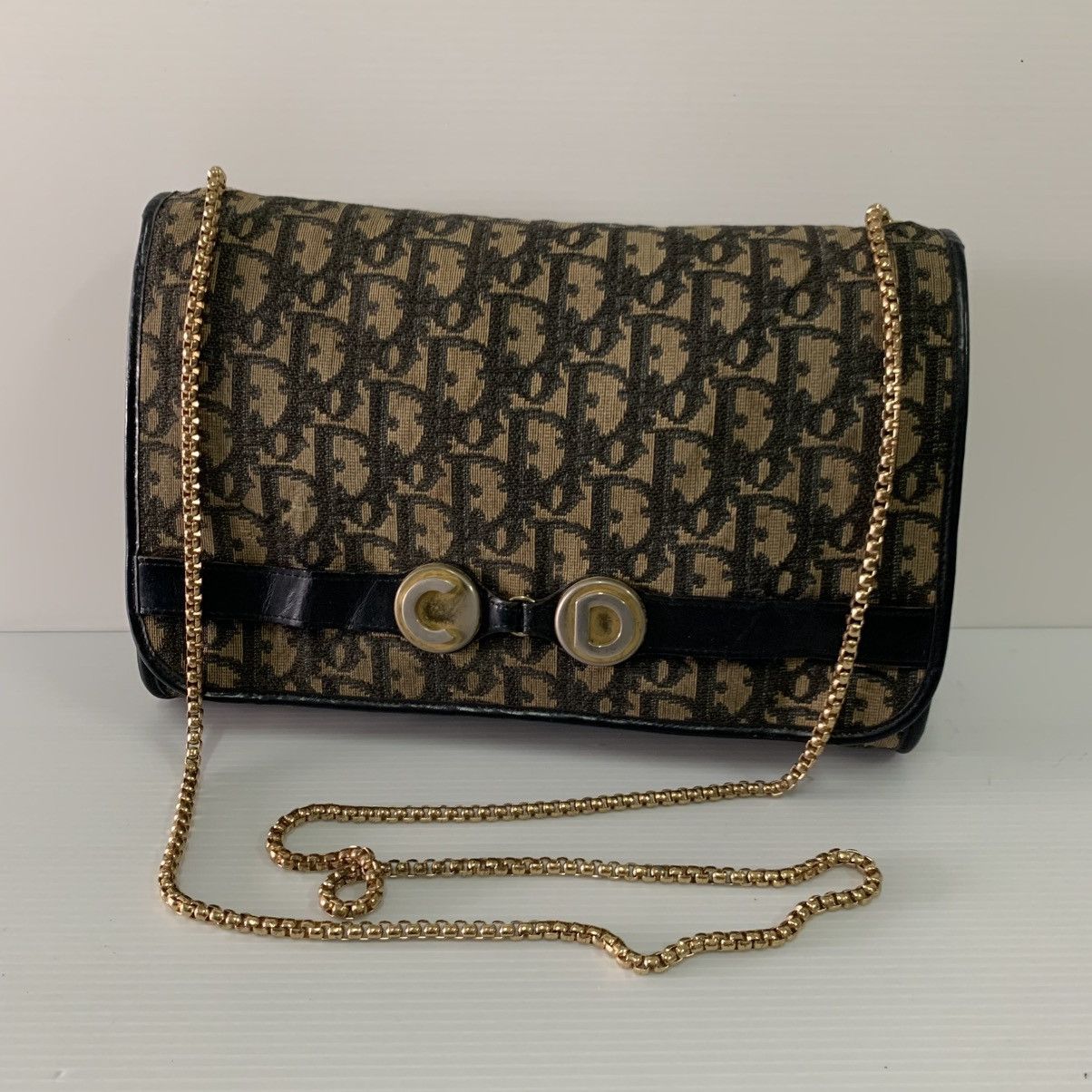Christian Dior Monsieur Christian Dior Monogram Vintage Chain Slingbag Size ONE SIZE - 1 Thumbnail