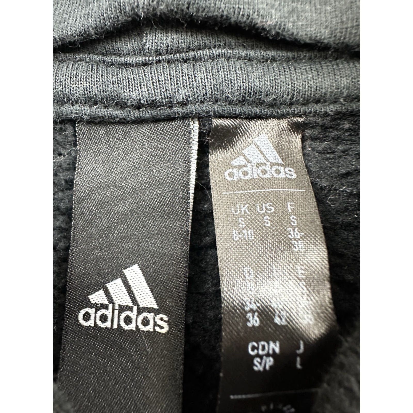 Adidas ADIDAS Hoodie Womens Small Black Full Zip Activewear Sweatshirt Size S / US 4 / IT 40 - 4 Thumbnail