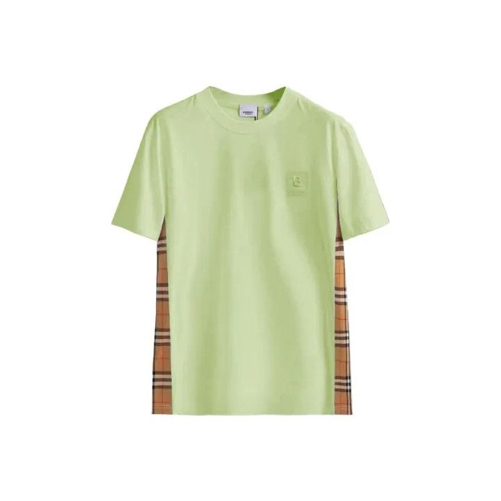 Burberry Green Logo Embroidered T-Shirt 0079