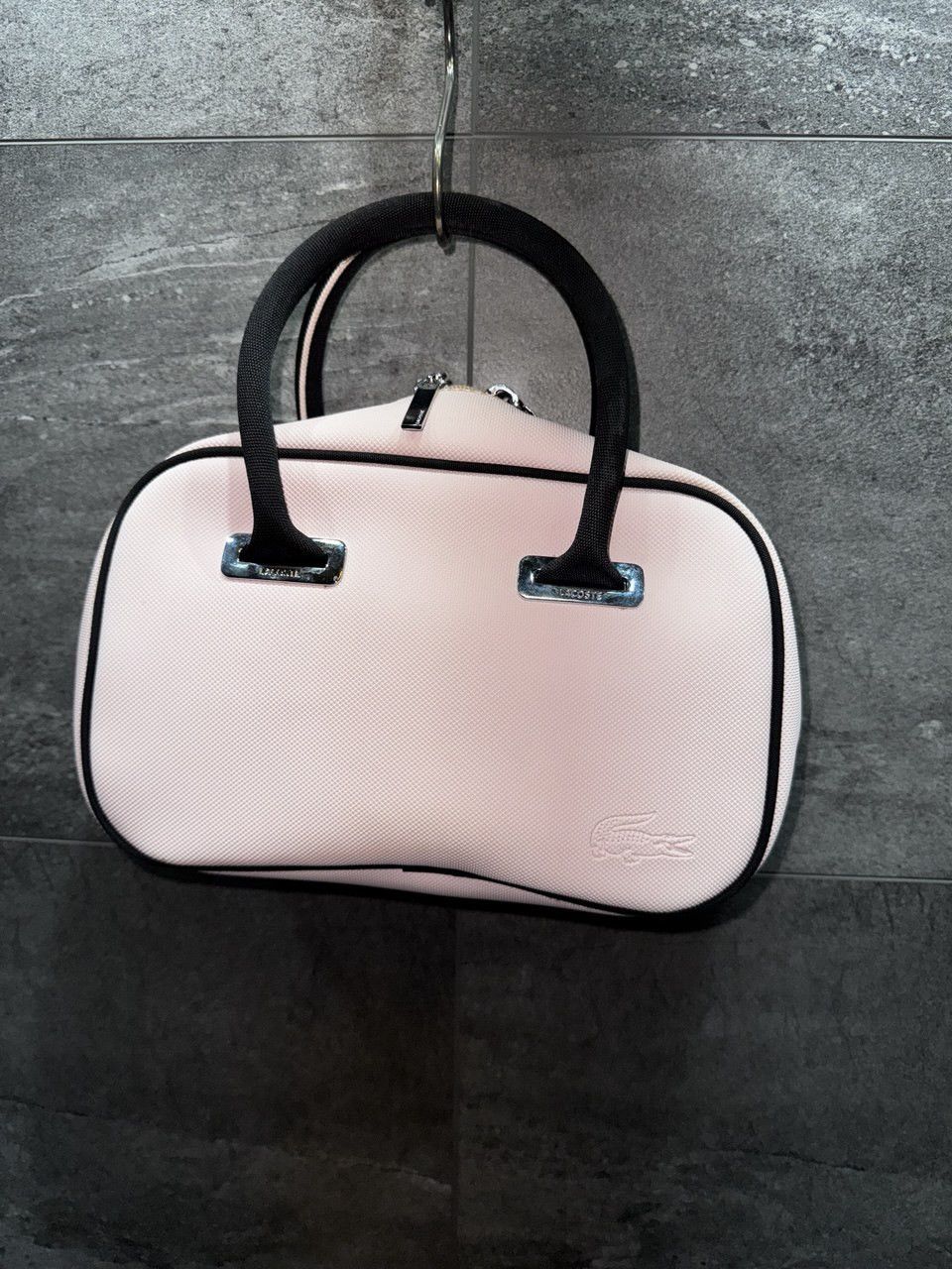 Lacoste Lacoste Vintage Small Women's Pink Hand Bag Size ONE SIZE - 1 Thumbnail