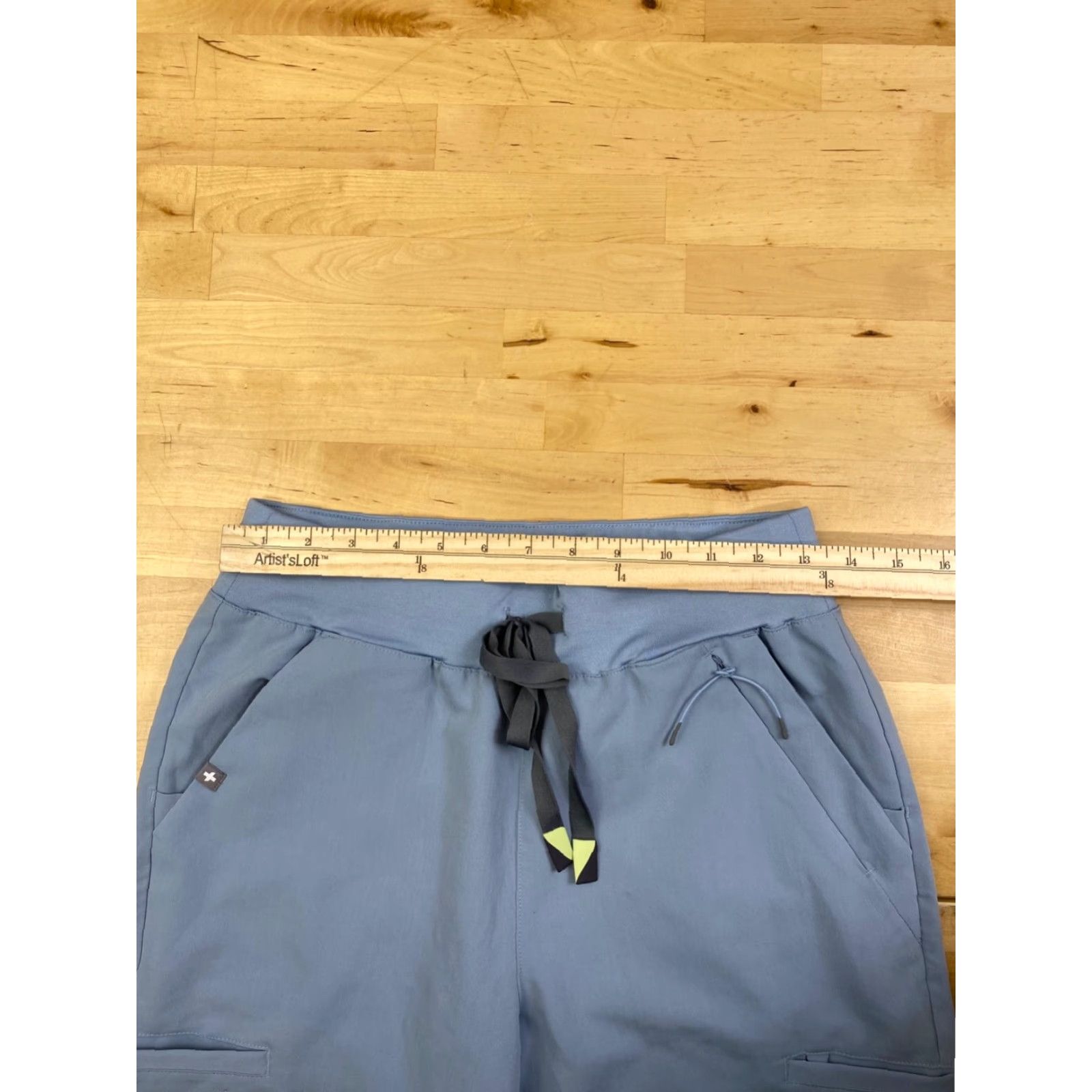 Vintage FIGS Zamora Joggers Womens S Light Blue Work Medical Hospital 10898 Size 28" / US 6 / IT 42 - 5 Thumbnail