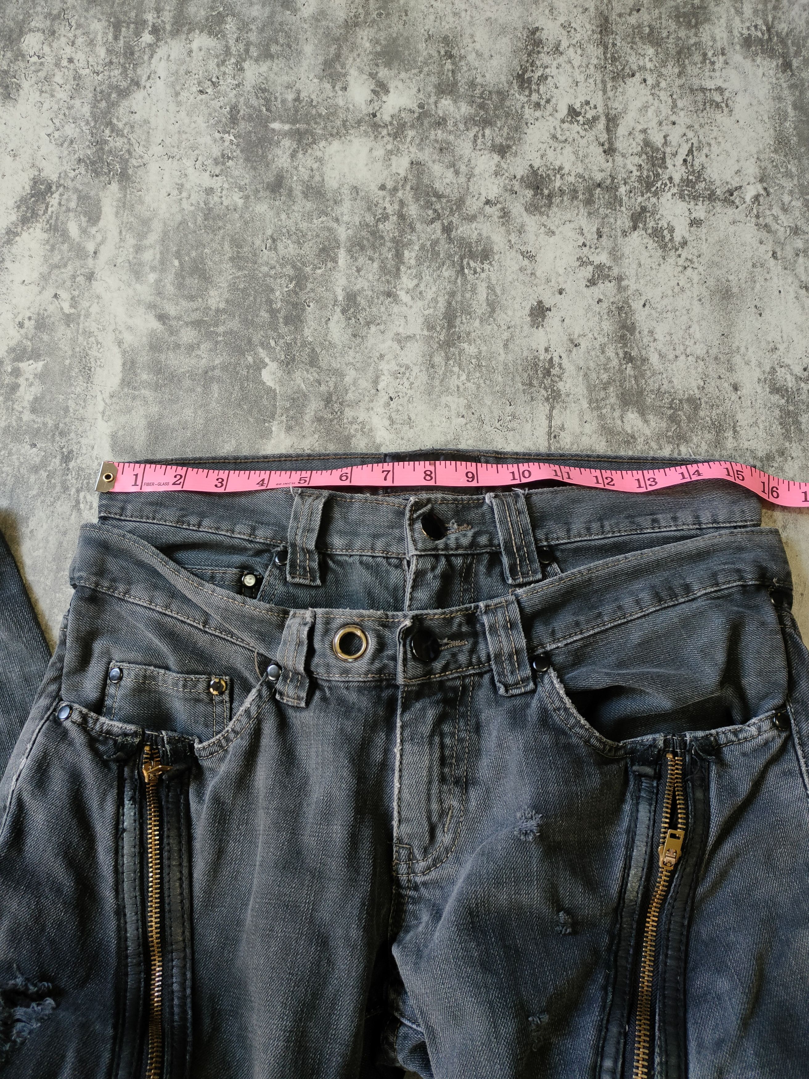 Hysteric Glamour Paper Double Weist Multipocket jeans Size US 31 - 20 Thumbnail