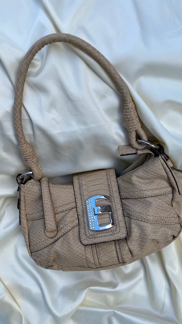 Vintage Vintage Guess beige shoulder bag Size ONE SIZE - 10 Thumbnail