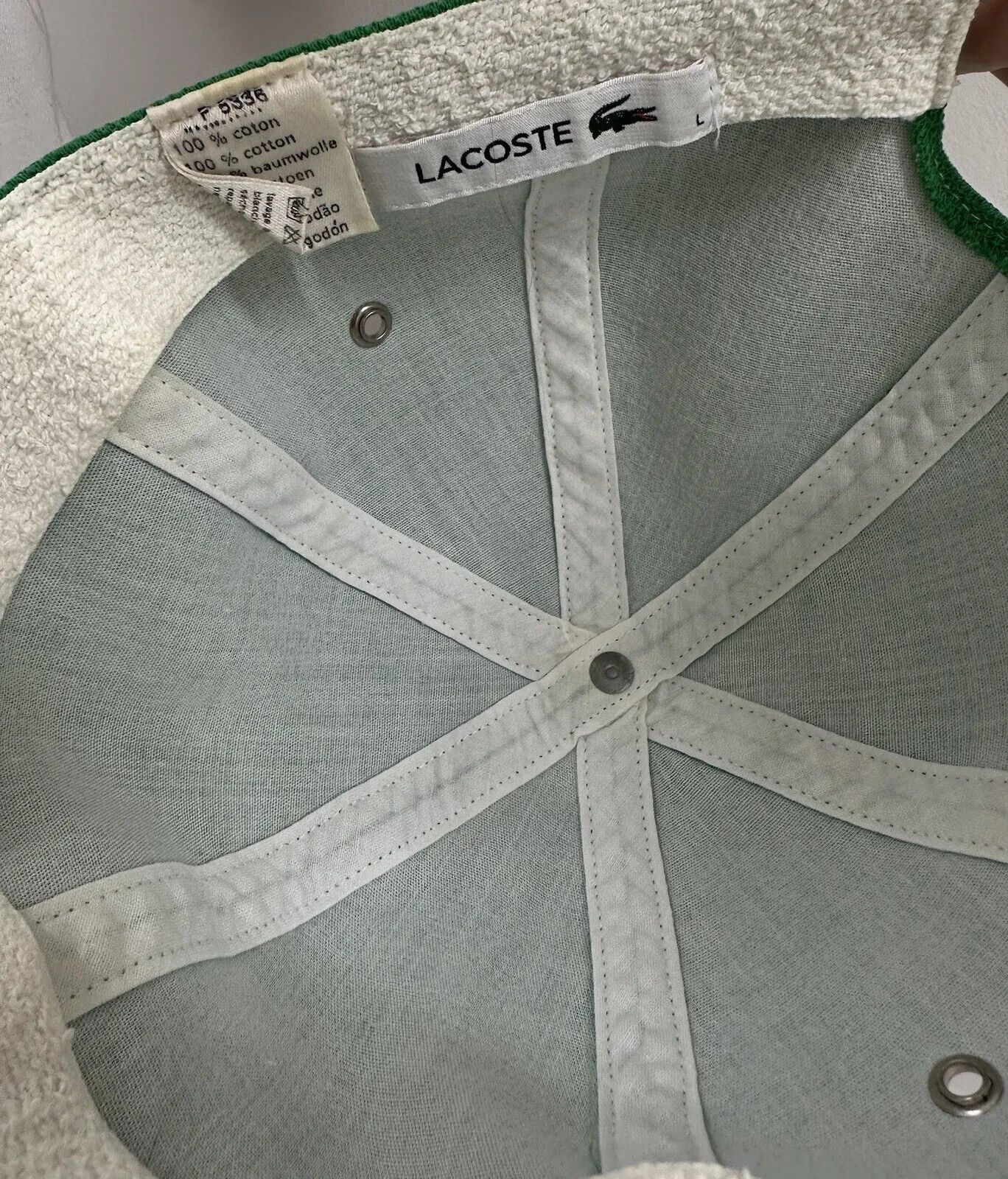 Lacoste LACOSTE CAP 5 PANEL CAP HATS UNISEX MENS ADJUSTABLE size L Size ONE SIZE - 5 Thumbnail