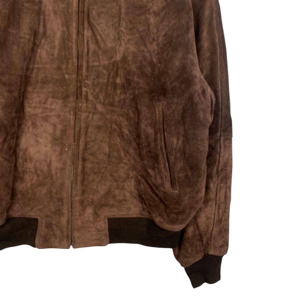 Leather Spy project suede leather bomber jacket Size US M / EU 48-50 / 2 - 4 Thumbnail