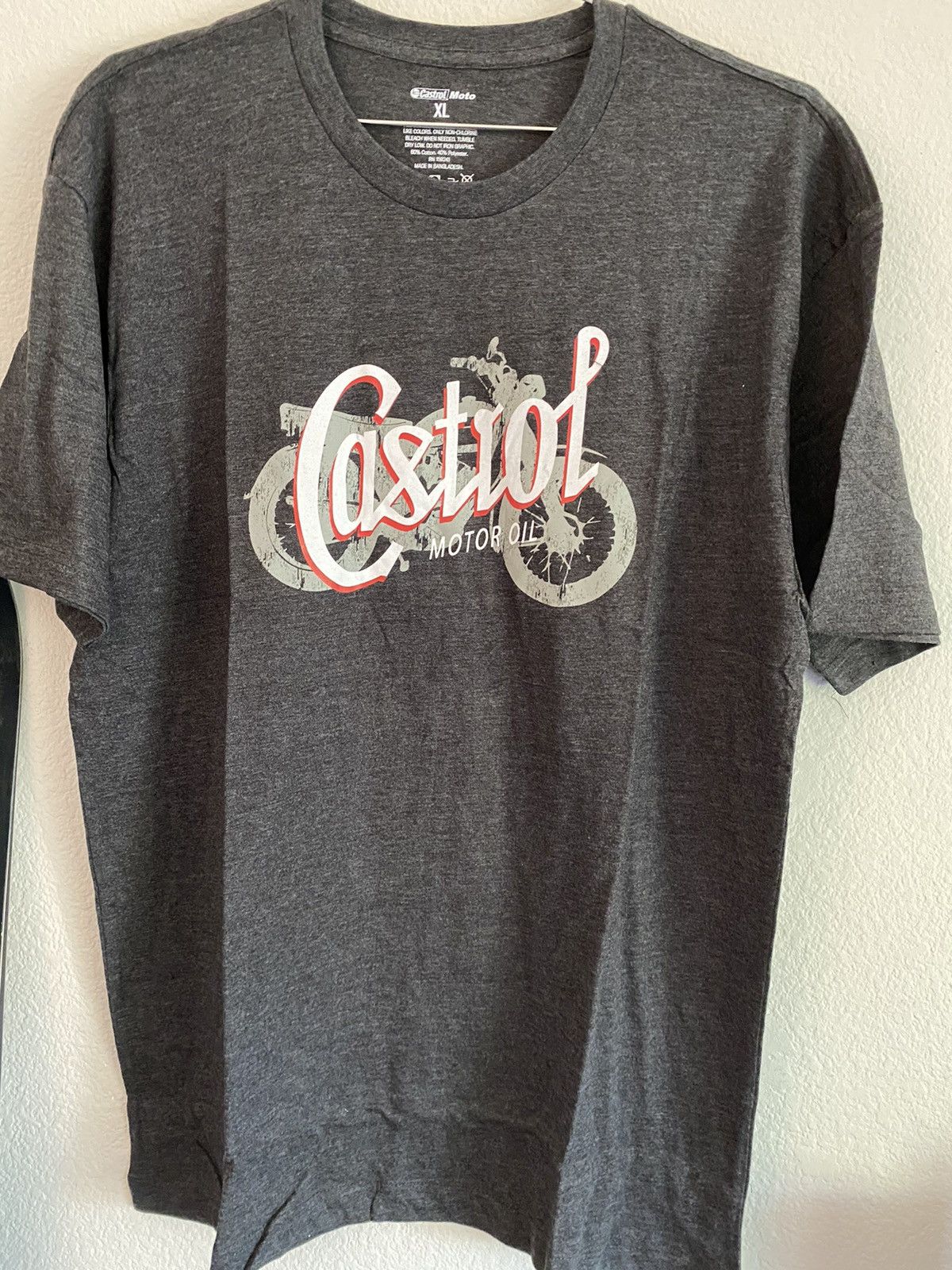 Harley Davidson Castrol motorcycle Gray Moto T-Shirt Harley Davidson Size US L / EU 52-54 / 3 - 1 Thumbnail