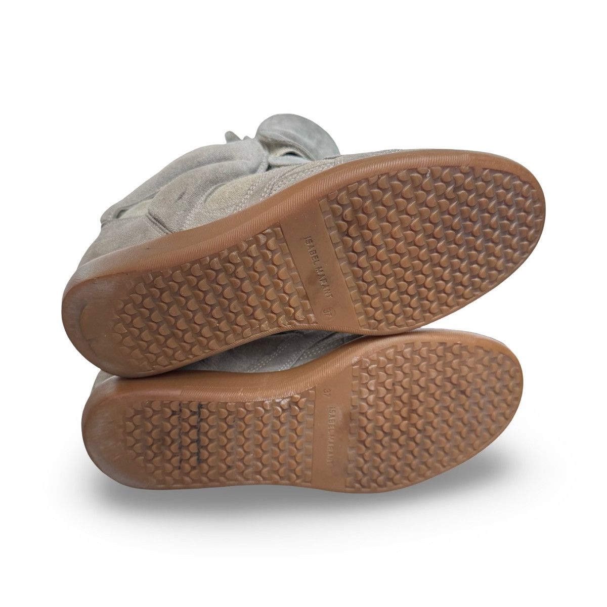 Isabel Marant isabel marant bekett beige suede wedge sneakers Size US 6 / IT 36 - 11 Thumbnail