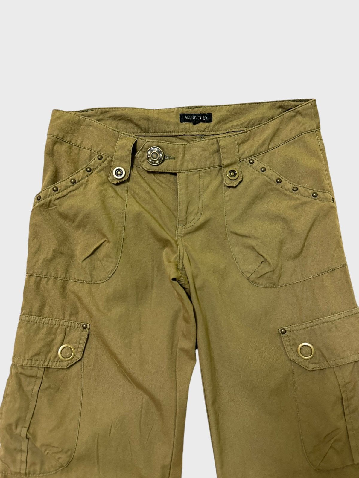 If Six Was Nine × Japanese Brand × Le Grande Bleu (L.G.B.) Y2K M'E'J'A BONDAGE CARGO PANT Size US 30 / EU 46 - 4 Thumbnail
