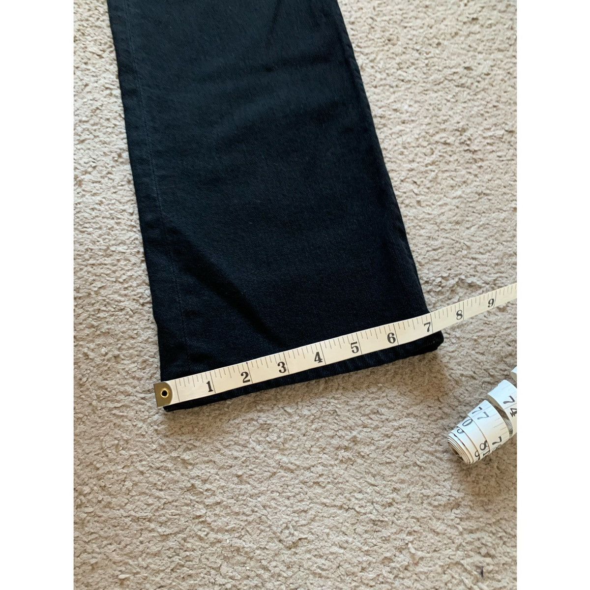 Helmut Lang HELMUT LANG BLACK CUT OUT STRAIGHT JEANS Size US 31 - 11 Thumbnail