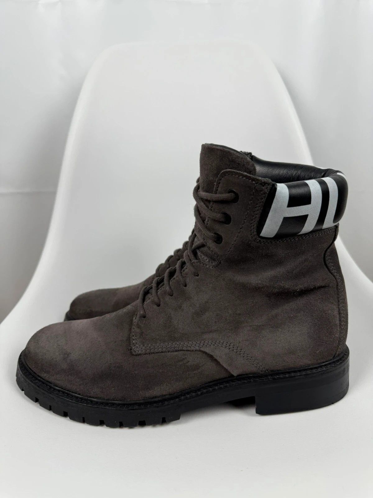 Hugo Boss Hugo Boss Genuine Suede Leather Boots Logos size 42 Size US 9 / EU 42 - 3 Thumbnail