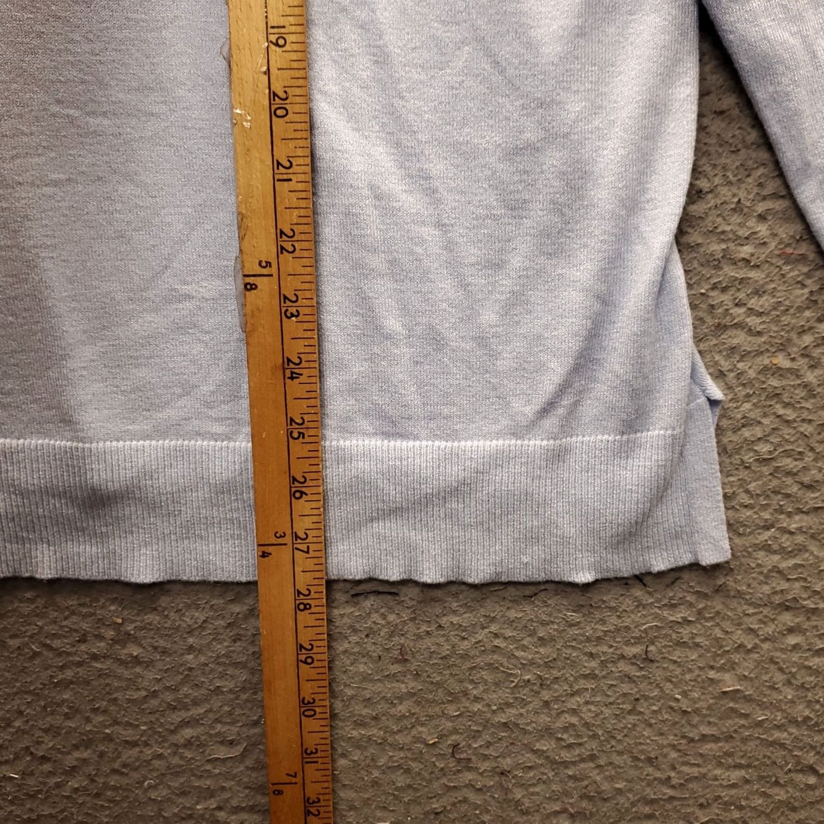 Vintage Style&co. Sweater Womens XL Frozen Blue Knit Pullover Classic Fit Long Sleeve Size XL / US 12-14 / IT 48-50 - 3 Thumbnail