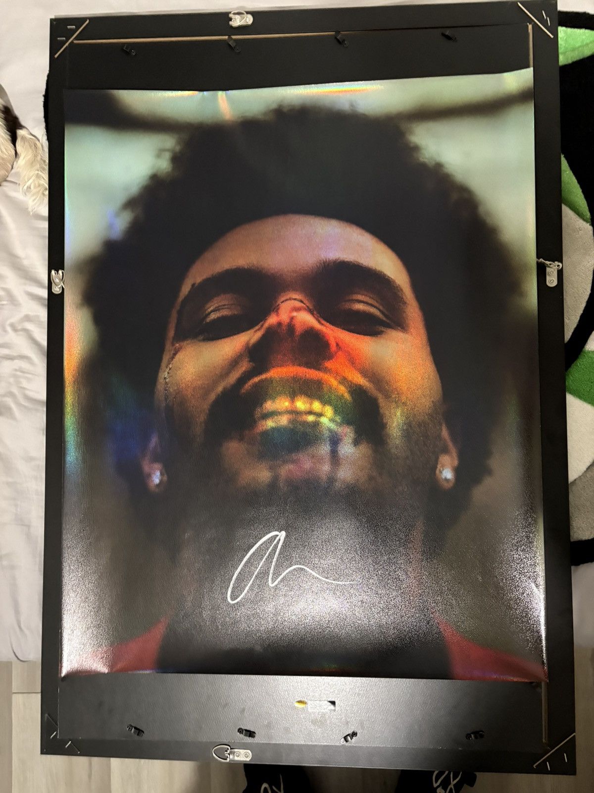 The Weeknd The Weeknd After Hours Holographic Signed Promo Poster Size ONE SIZE - 1 Thumbnail