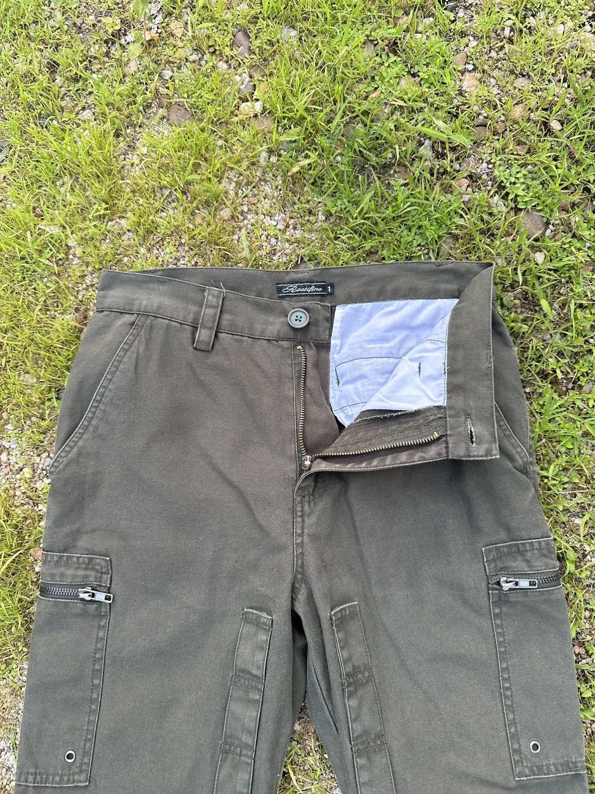 Seditionaries CRAZY VINTAGE RECTILINE JAPAN BONDAGE PARACHUTE FLARED PANTS Size US 28 / EU 44 - 7 Thumbnail