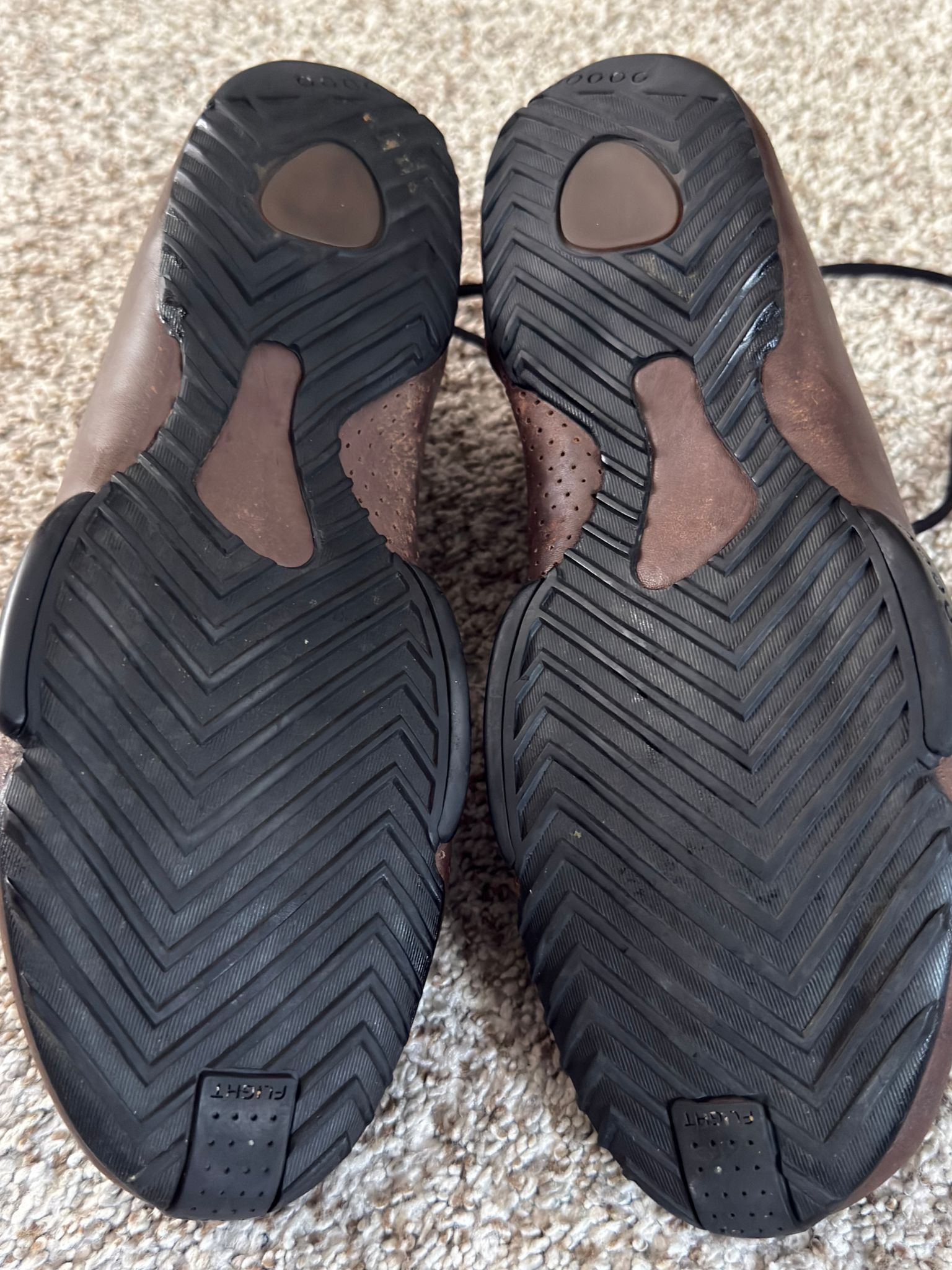 Nike Vintage Nike Air Hyper Flight Leather Brown Basketball Shoes Size US 10.5 / EU 43-44 - 7 Thumbnail