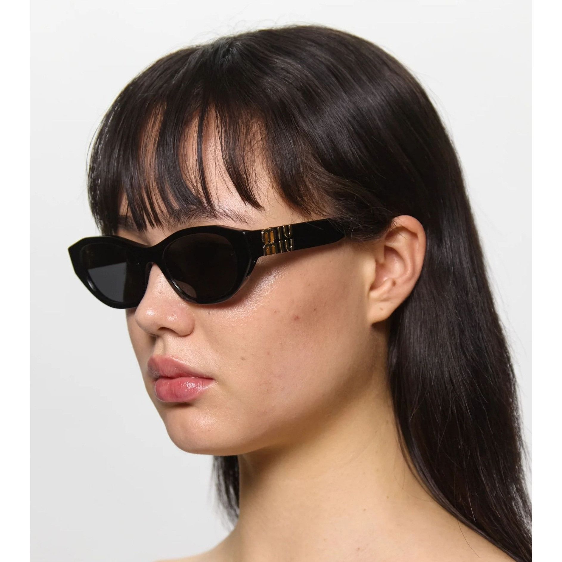 Miu Miu NEW MIU MIU SUNGLASSES MUA03S 16K08Z BLACK MU A03S, SMU A03 Size ONE SIZE - 2 Thumbnail