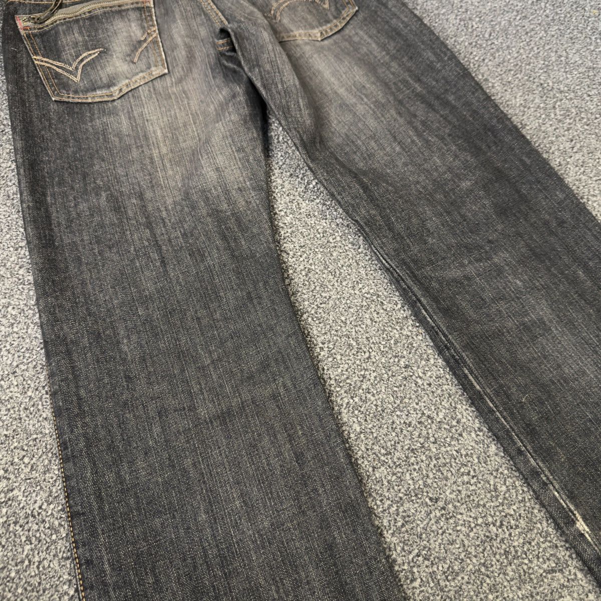 Hysteric Glamour Edwin Blue Trip 503 Black Distressed Denim ifsixwasnine Size US 32 / EU 48 - 10 Thumbnail