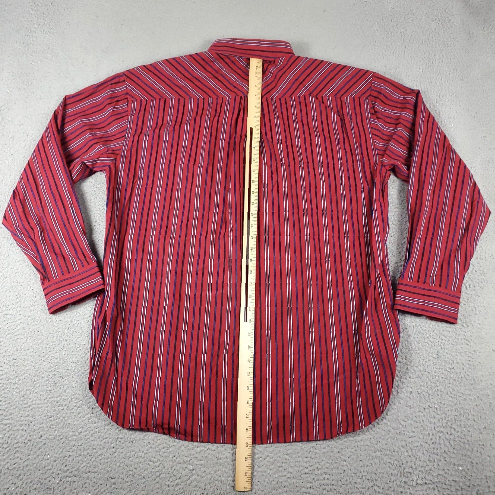 Tommy Hilfiger Tommy Hilfiger Red Striped Button-Up Shirt Men’s XL Long Sleeve Casual Modern Size US XL / EU 56 / 4 - 3 Thumbnail