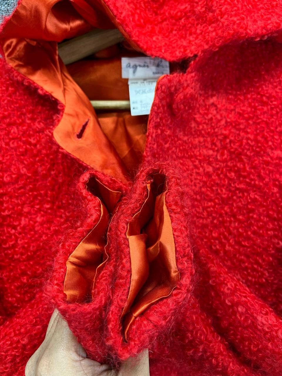 agnes b. Vintage Agnes B. Deep Pile Fleece Hoodie Jacket Size S / US 4 / IT 40 - 9 Thumbnail