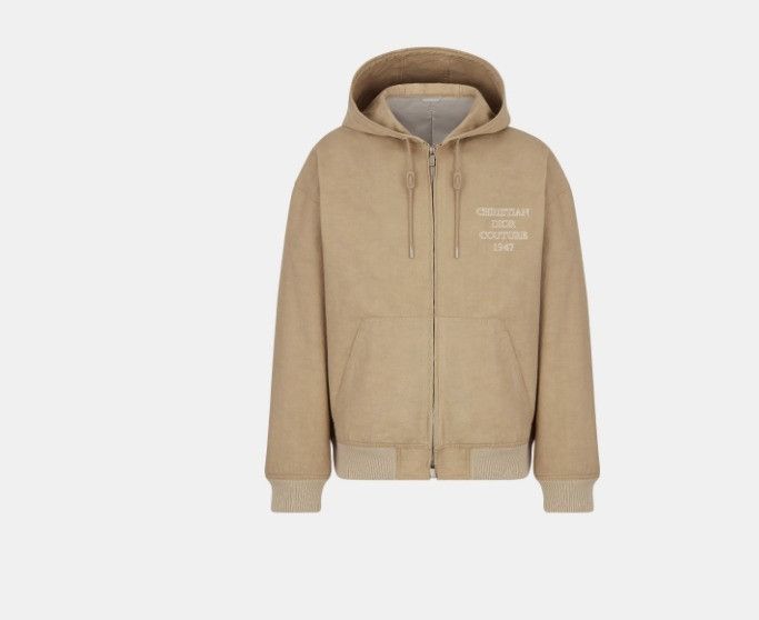 Dior o1w1db10225 383D487B Hooded Jacket in Beige Size US M / EU 48-50 / 2 - 1 Thumbnail