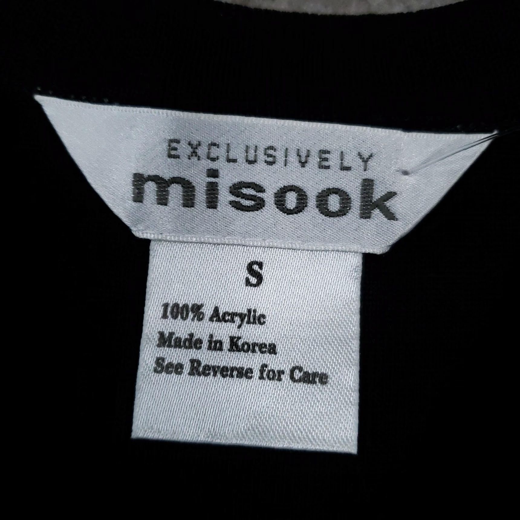 Vintage VINTAGE Exclusively Misook Shirt Womens Small Black Knit Sleeveless Tank Top Size S / US 4 / IT 40 - 5 Thumbnail