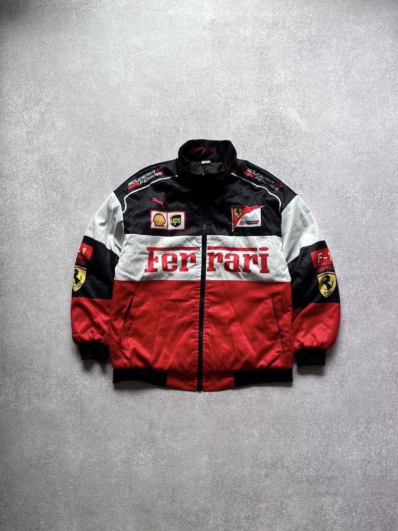 Nascar Jacket Ferrari Vintage Racing Jacket 90s Formula 1 Jacket newest (M)