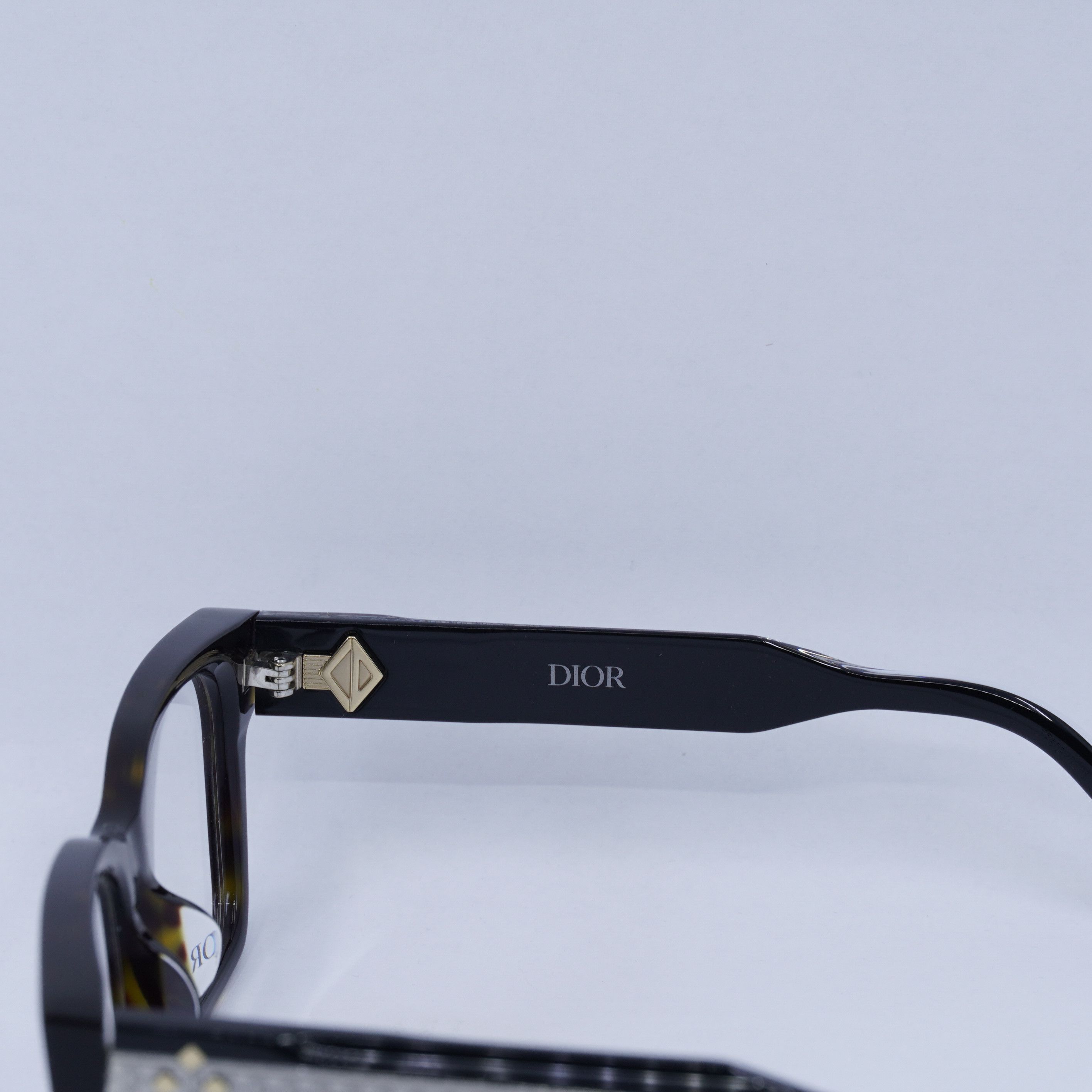 Dior Dior CD DIAMONDO S1F 2000 Eyeglasses Havana 55mm Square Size ONE SIZE - 4 Thumbnail