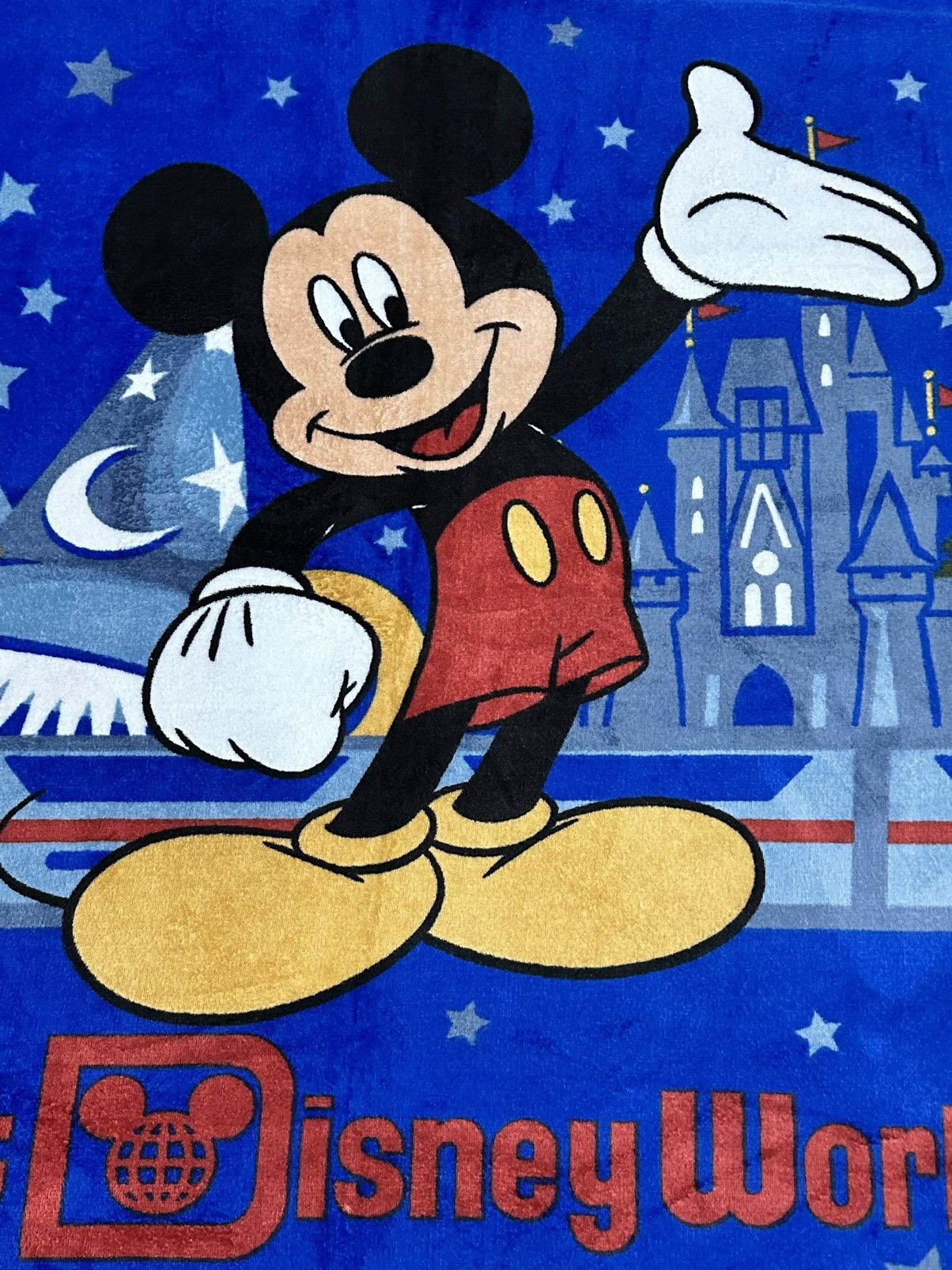 Disney Disney Mickey Mouse Character Plush Blanket Size ONE SIZE - 2 Thumbnail